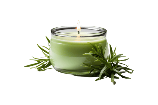 Citronella Candle isolated on transparent background. png