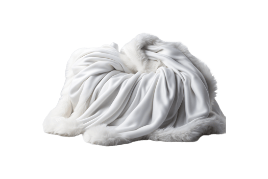 Cotton Throws isolated on transparent background. png