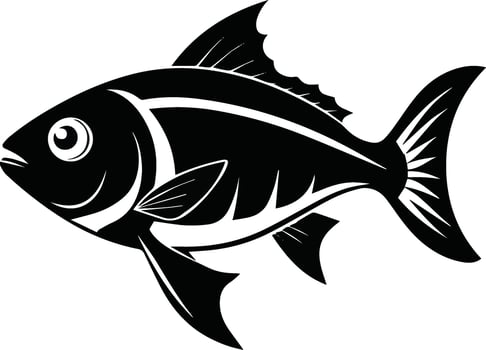 Fish Style Silhouette vector