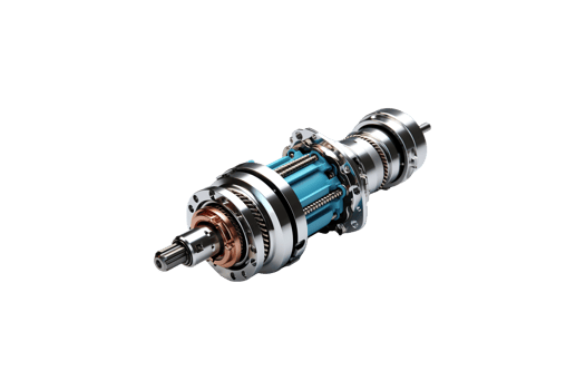 Cooler Motor Shaft isolated on transparent background. png