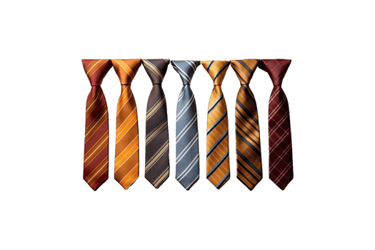 Corporate Ties isolated on transparent background. png