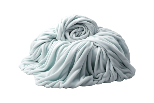 Cotton Blanket isolated on transparent background. png