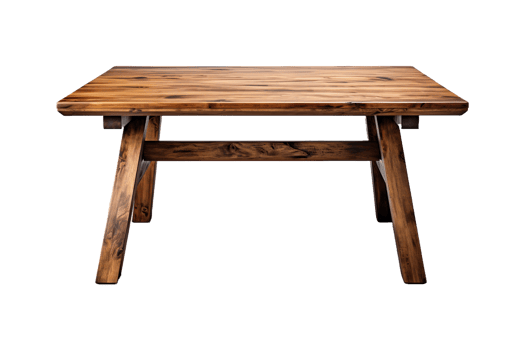 Counter Height Dining Table isolated on transparent background. png