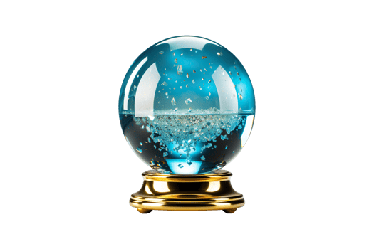 Crystal Ball isolated on transparent background. png