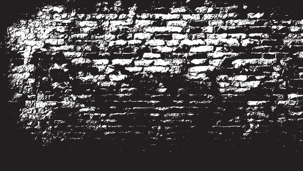 Black and White Gritty Grunge Texture with Fine Details and Delicate Patterns vector