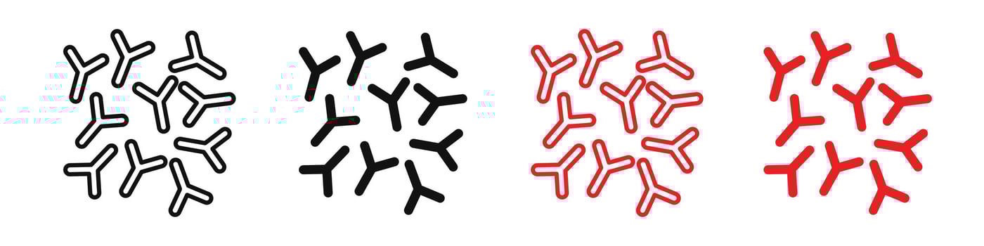 Probiotic Health Benefits Icon Depicting Beneficial Bacterial Cultures vector