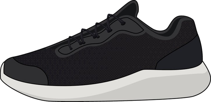 sneakers shoes for training, running shoe illustration. Sport shoes , isolated vector