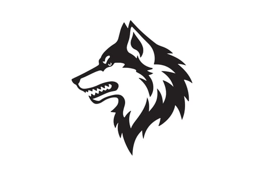 Fox silhouette logo icon based vector