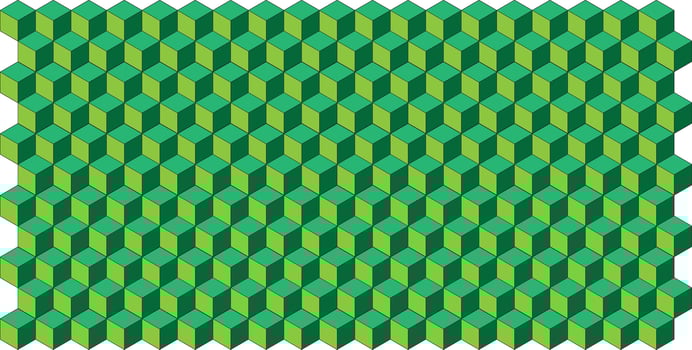 3D Geometric pattern illustration. 3D cube geometric pattern background. 3d geometric dark black grey back ground with cube pattern vector