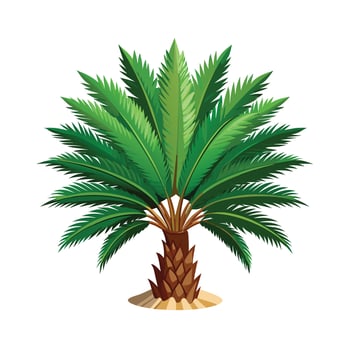 Beautiful Flowerpot Houseplant Illustration vector
