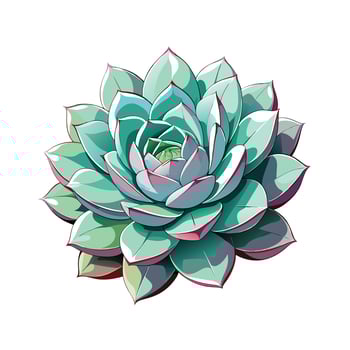 Beautiful Flowerpot Houseplant Illustration vector