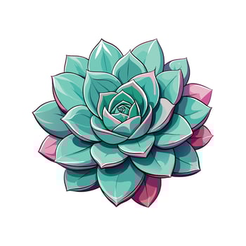 Beautiful Flowerpot Houseplant Illustration vector