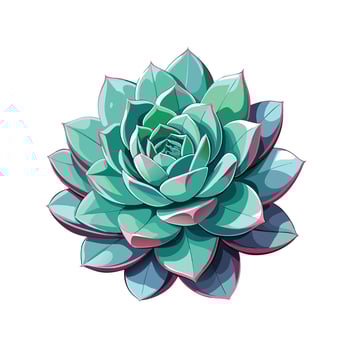 Beautiful Flowerpot Houseplant Illustration vector