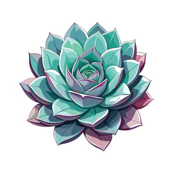 Beautiful Flowerpot Houseplant Illustration vector