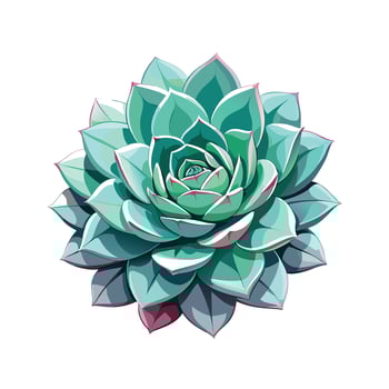 Beautiful Flowerpot Houseplant Illustration vector