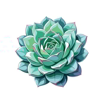 Beautiful Flowerpot Houseplant Illustration vector