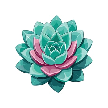 Beautiful Flowerpot Houseplant Illustration vector