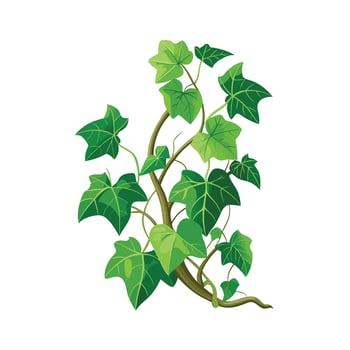 Beautiful Flowerpot Houseplant Illustration vector
