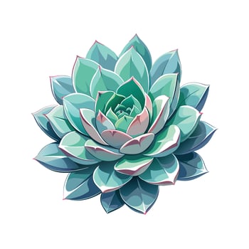 Beautiful Flowerpot Houseplant Illustration vector
