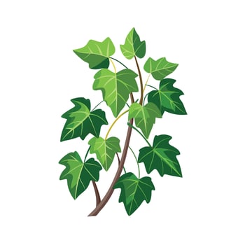 Beautiful Flowerpot Houseplant Illustration vector