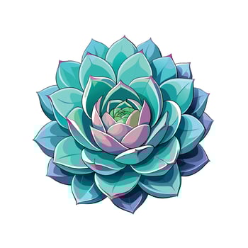Beautiful Flowerpot Houseplant Illustration vector