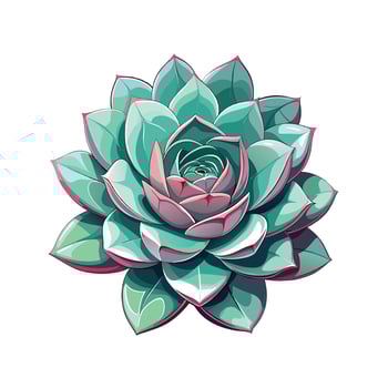 Beautiful Flowerpot Houseplant Illustration vector