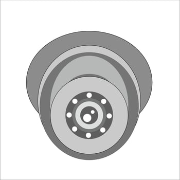 CCTV Icon Illustration with white background vector
