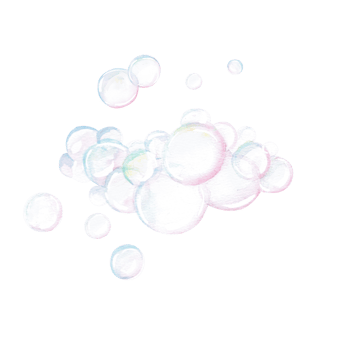 Soap bubbles in watercolor illustration . Hand drawn foam illustration for advertising spa, hammam, turkish bath, finnish sauna, beauty salons png