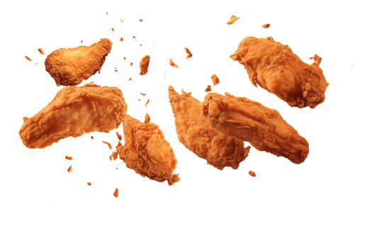 Fried chicken Transparent background png