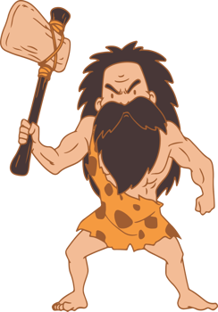 Prehistoric humans carried axes png