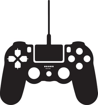 game controller or gamepad flat icon for gaming apps and websites vector