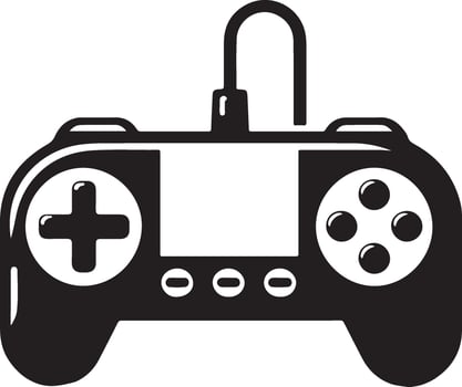 game controller or gamepad flat icon for gaming apps and websites vector
