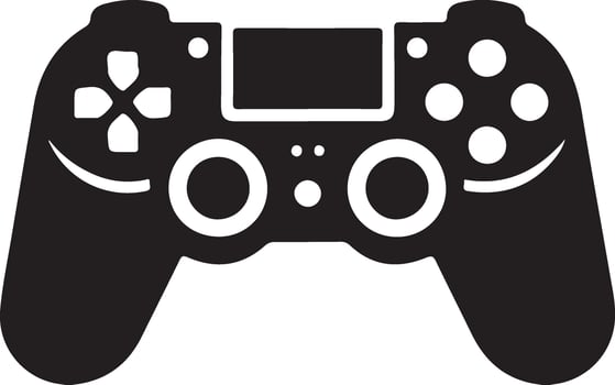 game controller or gamepad flat icon for gaming apps and websites vector