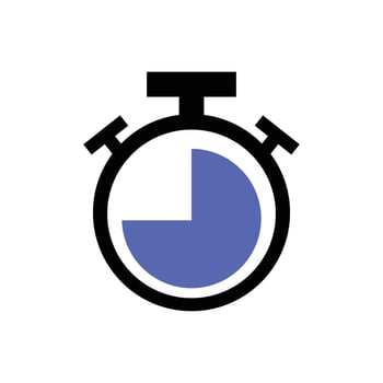 Stopwatch icon. Timer and time measurement. vector