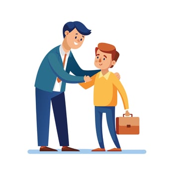 Realistic Office Moments Illustration Concepts vector