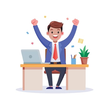 Realistic Office Moments Illustration Concepts vector