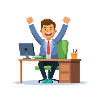 Realistic Office Moments Illustration Concepts vector