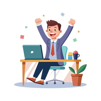 Realistic Office Moments Illustration Concepts vector