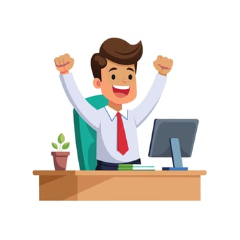 Realistic Office Moments Illustration Concepts vector