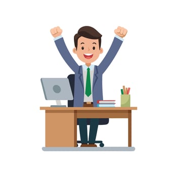 Realistic Office Moments Illustration Concepts vector