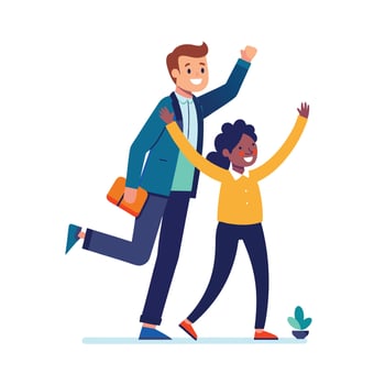Realistic Office Moments Illustration Concepts vector