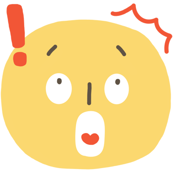 Yellow face shocked png
