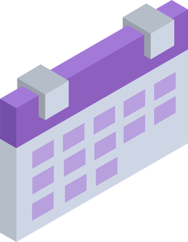 calendar isomatric symbol illustration design png