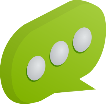 speech bubble communication isomatric symbol illustration design png