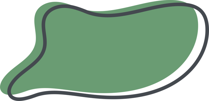 Irregular organic blob. Abstract round liquid form. Random fluid bubble and simple amoeba wavy splash. Green stain blot and curvy asymmetric stain png