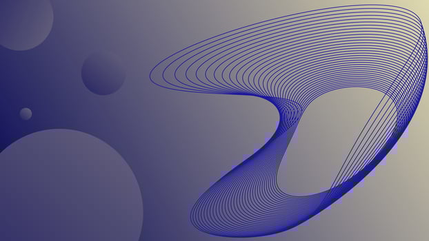 Blue wireframe background with gradient all vector