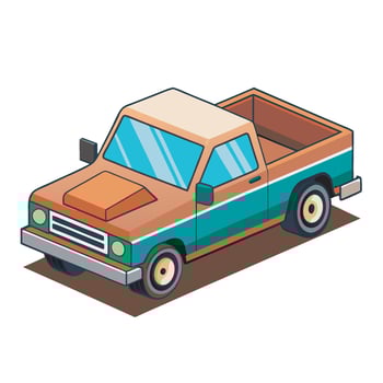 The Pickup Truck vector