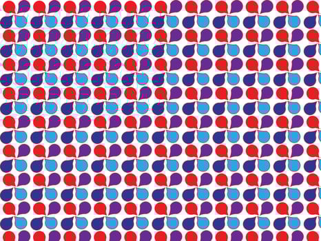 Meataball isometric pattern design vector