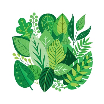 Realistic Beautiful Leaves Illustration vector