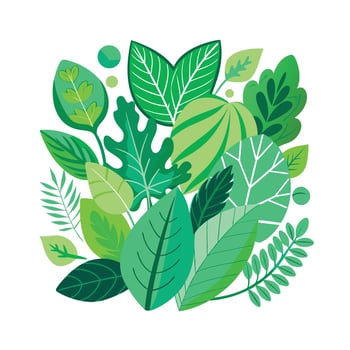 Realistic Beautiful Leaves Illustration vector